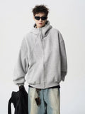 American autumn and winter street fashion personalized hooded sweatshirt for couples loose retro Harajuku casual top y2k