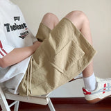 Summer Shorts Men Fashion Black White Casual Shorts Men Japanese Streetwear Loose Ice Silk Shorts Mens Bermuda Shorts M-3XL