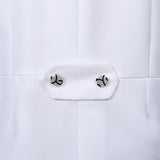 Men's Tailcoat Classic Modern White and Black Basic Style Mens Suit with Tailcoat Singer Magician Stage Jacket Outfits