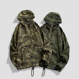 American Camouflage Hoody Mountaineering Suit Work Jacket Men's Hooded Jacket Spring Autumn Hip-hop Handsome Jacket