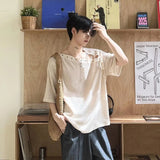 Street Punk Shirt Off-shoulder Hollow T-shirt American 2025 New High-end Style Fashionable Casual Loose Short Sleeves