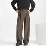 Men's Light Luxury Naples Slim-fit Suit Pants Casual Japanese Retro Premium Quality Elegant Popular Leisure Trousers 2026 Spring