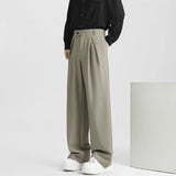 Men's Light Luxury Naples Slim-fit Suit Pants Casual Japanese Retro Premium Quality Elegant Popular Leisure Trousers 2026 Spring