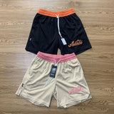 Summer American Jersey Shorts Double-sided Mesh Basketball Shorts Men's Casual Knee Street Shorts Training Quick-dry Half Pants