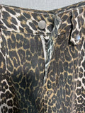 Leopard Print Design Personality Trendy Seven-point Pants Korean Original New Men Fashion Street Men's Shorts LZ3181