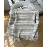 Winter Sweaters Men Slim Fit Warm Fashion Retro Knitted Pullovers Men Korean Casual Long Sleeved Sweaters Mens Jumper Clothes
