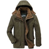 Men Outdoor Jacket Men New Hat Windbreakers Parka Waterproof Fleece Hooded Men's Coats Men's Leisure Velvet Thick Warm Coat