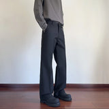 Grey Black Suit Pants Men Slim Fit Social Mens Dress Pants Korean Straight Pants Mens Office Formal Trousers Large Size 5XL