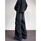 New American Men and Women Trendy Personalized Straight Tube Washed Jeans Couple Spring and Autumn Retro Casual Pants y2k