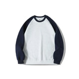 Sweatshirts Men Panelled Loose Fashion Couples Streetwear All-match Breathable Handsome Korean Style Classic Personality Clothes