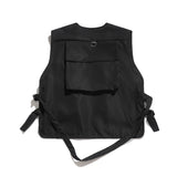Summer Multi-pockets Cargo Vests for Men Personality Loose Fashion Sleeveless Coat Streetwear Ulzzang Fashion New Chaleco Hombre