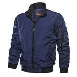 Solid Color High-quality New Jacket Men's Winter with Thick Cotton Casual Jacket Stand Collar Windproof Warm Men's Autumn Jacket