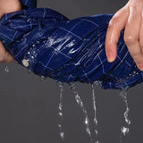 Men's Classic Plaid Oxford Long Sleeve Shirts Pocket 100% Cotton Business Casual Formal Standard Fit Workwear Button Down Shirts