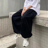 Vintage Baggy Cargo Pants Men Parachute Wide Leg Trousers Male Oversize Retro Loose Casual Japanese Streetwear Hip Hop