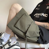 Summer Cargo Shorts Casual Multi-Pocket Baggy Shorts Streetwear Hip Hop Military Tactical Shorts Jogging Short Pants