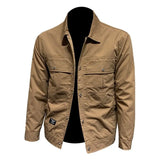 Autumn Winter KPOP Fashion Style Harajuku Slim Fit Tops All Match Loose Casual Korean Style Outerwear Square Neck Button Jacket