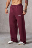 2025 American Style New Men's Sports Pants Spring Autumn Outdoor Jogging Muscle Fitness Embroidered Straight Casual Long Pants