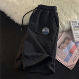 American Retro Basketball Shorts Men's Trendy Summer Thin Japanese Sports Centre Pants Loose Large Size Casual Mid-size Pants