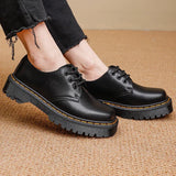 British luxury outdoor shoes brand platform oxford shoes lace-up safety boots work shoes casual soft leather martin boots 38-44