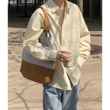 Spring Cotton Long Sleeved Shirt Men Society Mens Black Dress Shirt Korean Loose Casual White Shirt Mens Office Formal Shirts