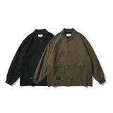 Autumn Winter New Fashion Stand Collar Long Sleeve Solid Jackets Men's Clothing Korean Button Trend All-match Simplicity Tops