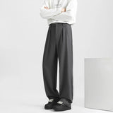 Men's Light Luxury Naples Slim-fit Suit Pants Casual Japanese Retro Premium Quality Elegant Popular Leisure Trousers 2026 Spring