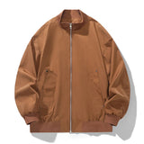 Men's Autumn New Jacket Stand Collar Trendy Versatile Casual Jacket Waterproof and Windproof Outdoor Casual Men's Clothing