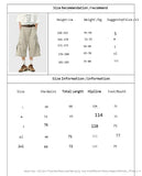 Summer Cotton Casual Pants Men Pocket Cargo Pants Men Japanese Streetwear Hip-hop Loose Wide Leg Pants Mens Calf-Length Pants