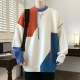 Mens Streetwear Ripped Hole Fashion Sweater Korean High End Luxury Winter Hip Hop Sweaters Men Soft Warm Autumn Pullover