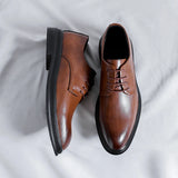 Height Boosting Men's Formal Shoes 3/6/8cm Spring Classic Fashion Business Luxury Men's Versatile Oxford Suit Shoes