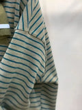 Autumn and winter American men and women trendy personalized striped round neck pullover for couples loose retro casual top y2k