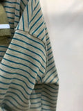 Autumn and winter American men and women trendy personalized striped round neck pullover for couples loose retro casual top y2k