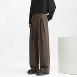 Men's Light Luxury Naples Slim-fit Suit Pants Casual Japanese Retro Premium Quality Elegant Popular Leisure Trousers 2026 Spring