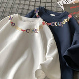 Men's T-shirts Oversized White Big Size 5XL Cotton T Shirt for Men Casual Summer Wear Letter Print Tee Shirts Men Clothing