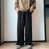 Pants Men Retro Japanese European Stylish Hip Hop Cargo Trousers Pantalones Fashion High Street Casual Baggy Students Unisex Ins