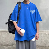 Men's Cotton Fashion T-shirt Funny Mens Summer Tshirts Oversized Tee Shirts 3XL Casual T Shirt Black For Man Streetwear