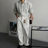 New Korean Luxury Men Cardigan Trendy Textured Long Sleeve Buttoned Korean Leisure Sweater Coats Premium Quality Knitwear M-3XL