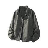 Stand Jacket mens dproof Lightweight Thin Short Biker Style Motorcycle Jacket Solid Classic Autumn coat fall  Fashion Casual