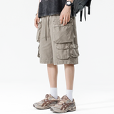 New Summer Men Cotton Cargo Shorts Men American Clothing Casual Breeche Bermuda Beach Jogger Shorts Male
