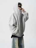 American autumn and winter street fashion personalized hooded sweatshirt for couples loose retro Harajuku casual top y2k