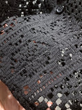 Summer Mens Hollow Out Crochet Beach Shirt Short Sleeve Single Breasted Loose Fit Tops Vintage Breathable Night Clubwear Shirts