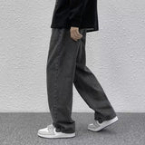 Men Baggy Casual Jeans Male High Street Straight Leg Denim Pants American Classic Retro Summer Casual Long Trousers