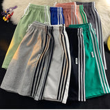 Beach Shorts Men Summer Solid Casual Short Men Loose Drawstring Hip Hop Korean Shorts Men Streetwear Shorts Men Joggers