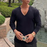 Men Sexy Shaping Sports Casual Long-Sleeve Tops New Genderless Fashion Training Fitness Simple Versatile Slim Tshirt Unisex