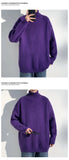 Sweater men 2025 New Men Knitwear Solid High Neck Sweater Soft Warm Comfortable Winter Pullover Fashion Casual Warm Sweater