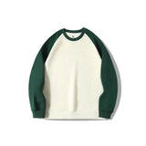 Sweatshirts Men Panelled Loose Fashion Couples Streetwear All-match Breathable Handsome Korean Style Classic Personality Clothes