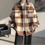 Fashion Woolen Trench Coats Men Streetwear Korean Style Winter Casual Wool Coat Men's Streetwear Long Jacket Warm Clothing