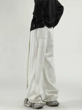 Wide Leg Sweatpants Men Oversize Gray Sports Pants Sportswear Casual Trousers Male Loose Korean Streetwear Hip Hop