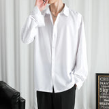 New Men's Casual Shirt Male Overshirt 2025 Long Sleeve Shirts Classic Basic Casual Slim Breathable Business Comfort Blouse