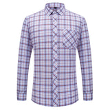 New Men's Plaid Shirts Long Sleeve Cotton Checked Shirt Formal Fashion Thin Soft Classic Basic Casual Male Clothing 6XL 5XL